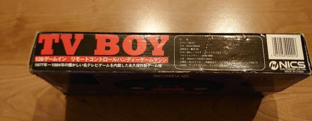 NICS TV BOY 126ゲーム内蔵