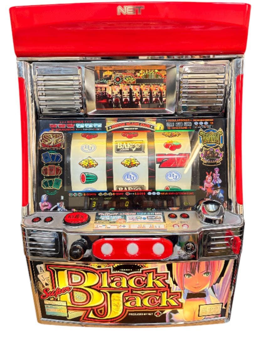 【送料込】スーパーブラックジャック パチスロ 実機 直接引取可