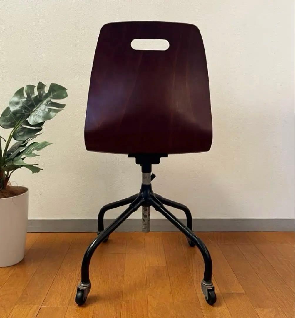 ヴィンテージ　ドイツ　パグホルツ　プライウッドチェア　ミッドセンチュリー　モダン