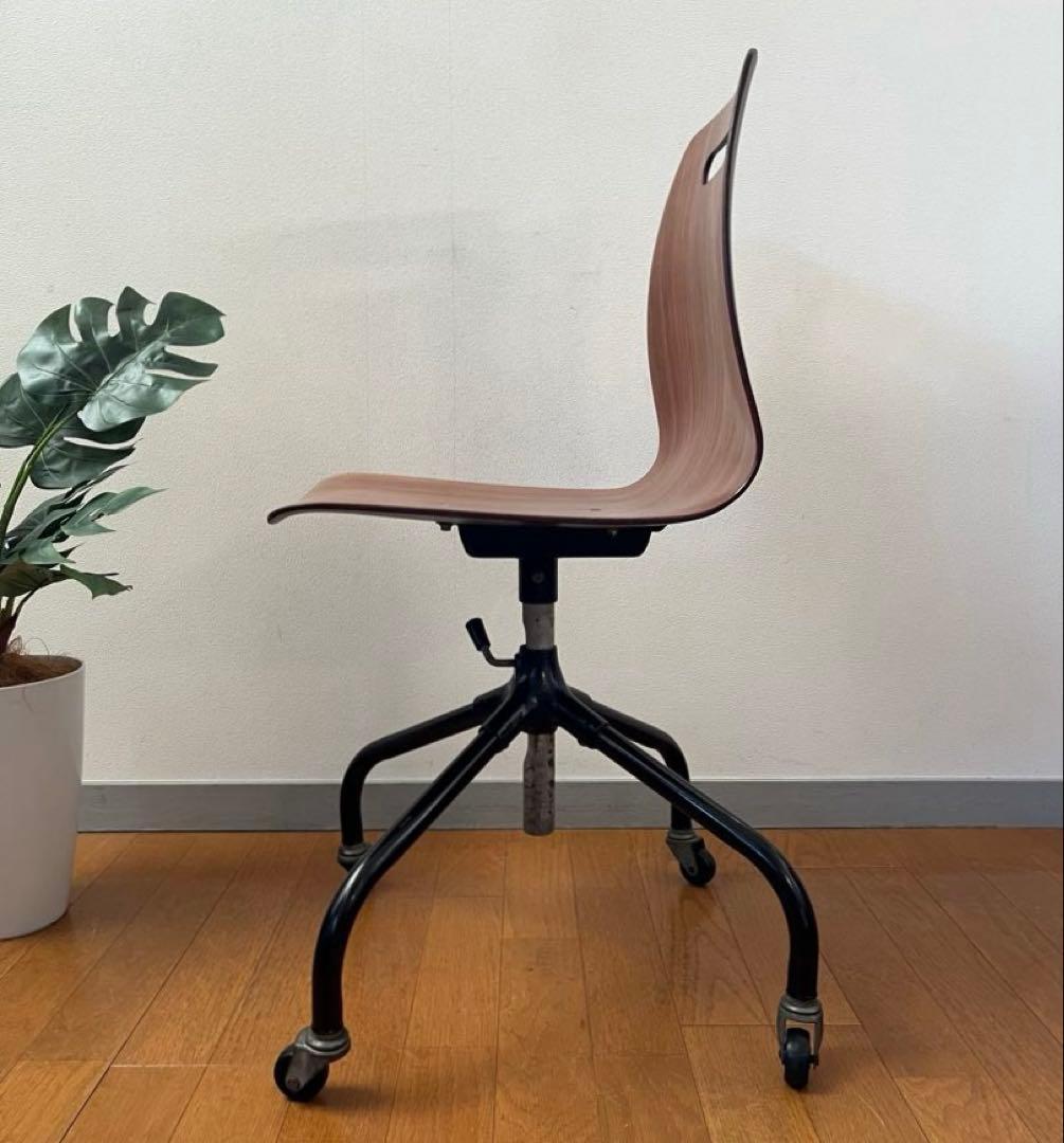 ヴィンテージ　ドイツ　パグホルツ　プライウッドチェア　ミッドセンチュリー　モダン