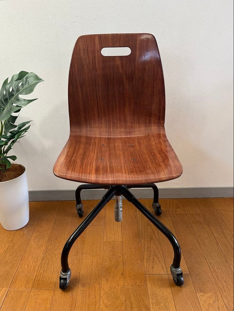 ヴィンテージ　ドイツ　パグホルツ　プライウッドチェア　ミッドセンチュリー　モダン