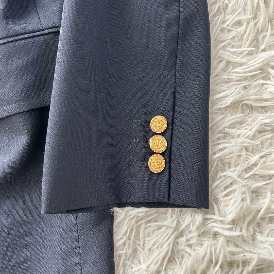 美品　ジェイプレス J.PRESSダブルブレザー　紺ブレ　金ボタン　ネイビー