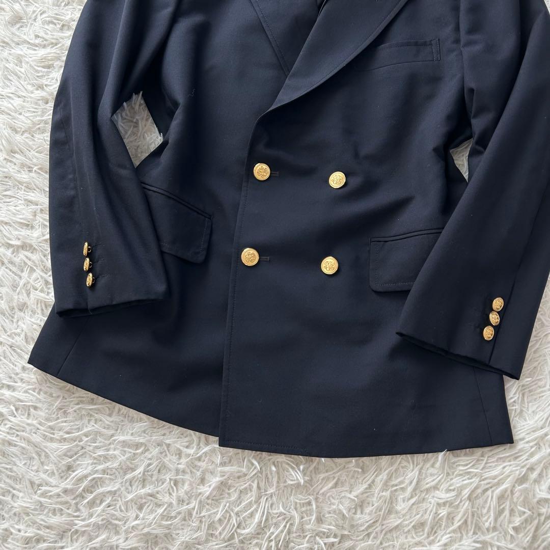 美品　ジェイプレス J.PRESSダブルブレザー　紺ブレ　金ボタン　ネイビー