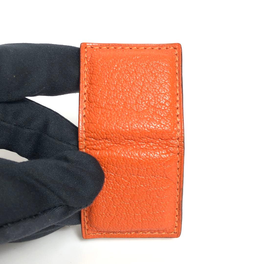 HERMES エルメス KLIPDOC クリップドック マネークリップ オレンジ