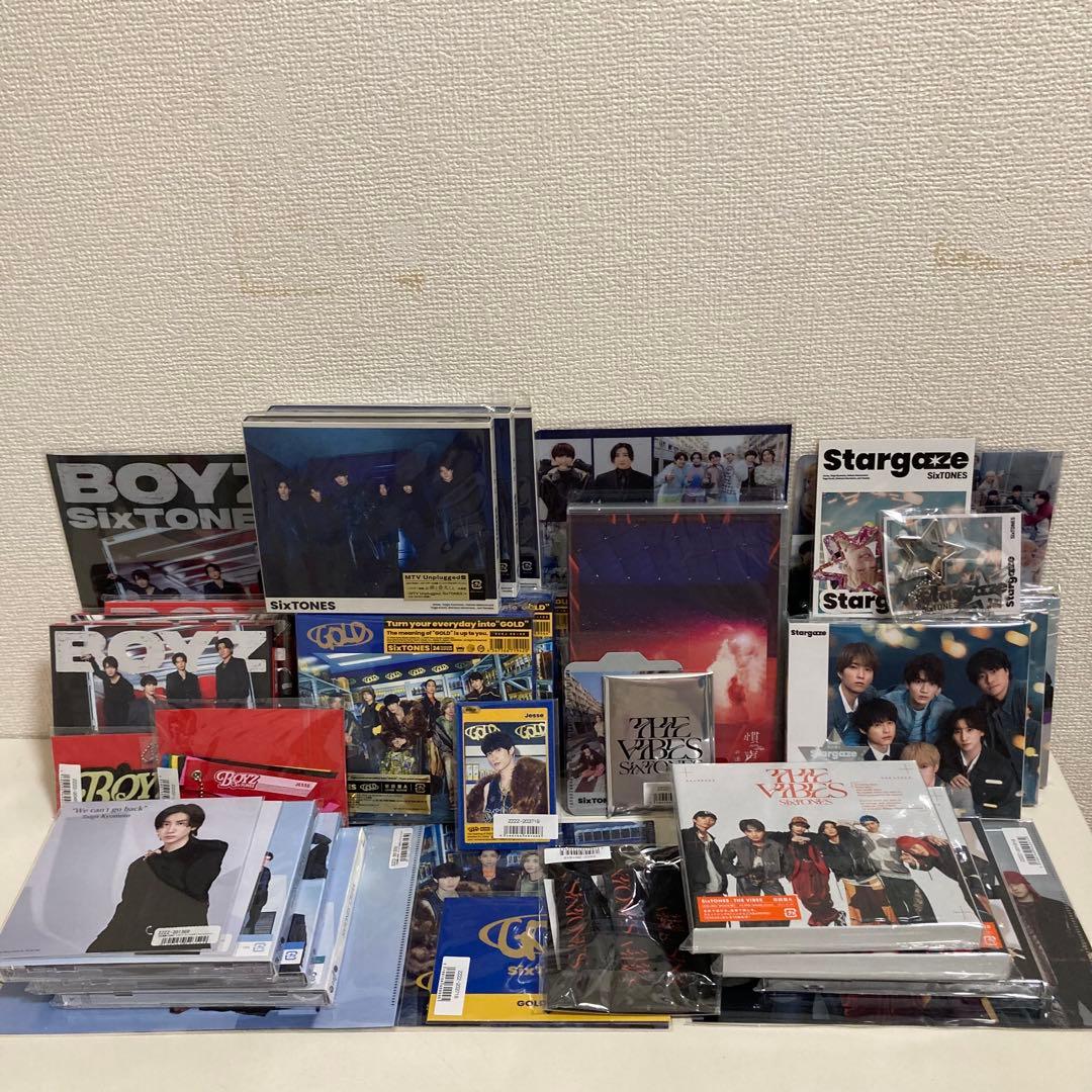 sixtones cd dvd まとめ売り　特典　クリアファイル　ブルーレイ