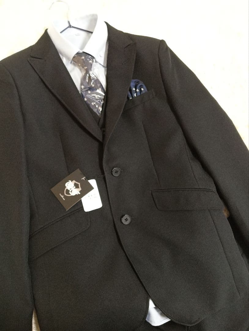 新品　WONDERFACTORY　スーツ　160　ブラック