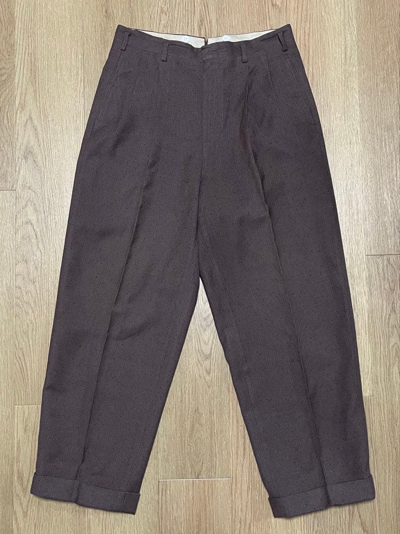 希少✨50s ウール ネップスラックス ロカビリー TALONジッパー