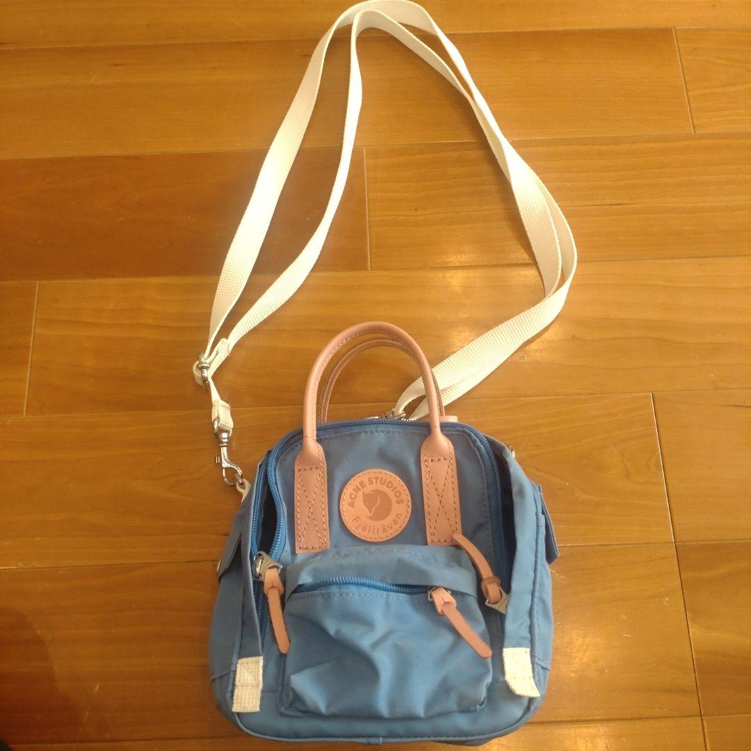 ACNE STUDIOS ブルー　ショルダー　カンケン　バッグ
