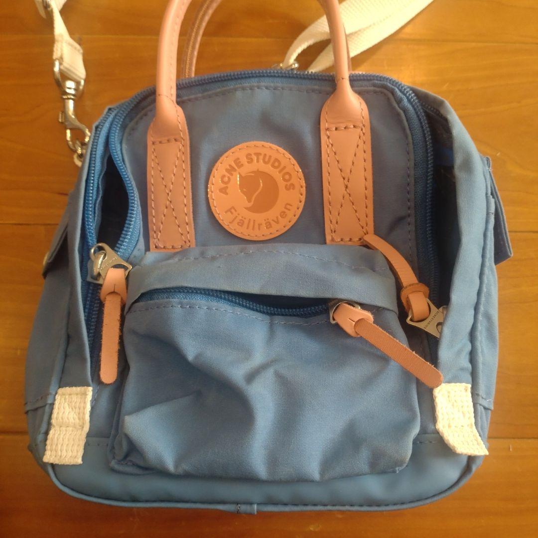 ACNE STUDIOS ブルー　ショルダー　カンケン　バッグ