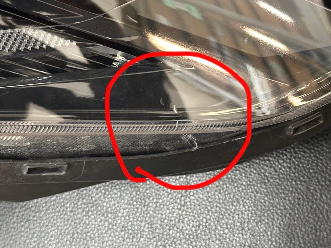 火雷神専用 30アルファード後期3眼ヘッドライト左