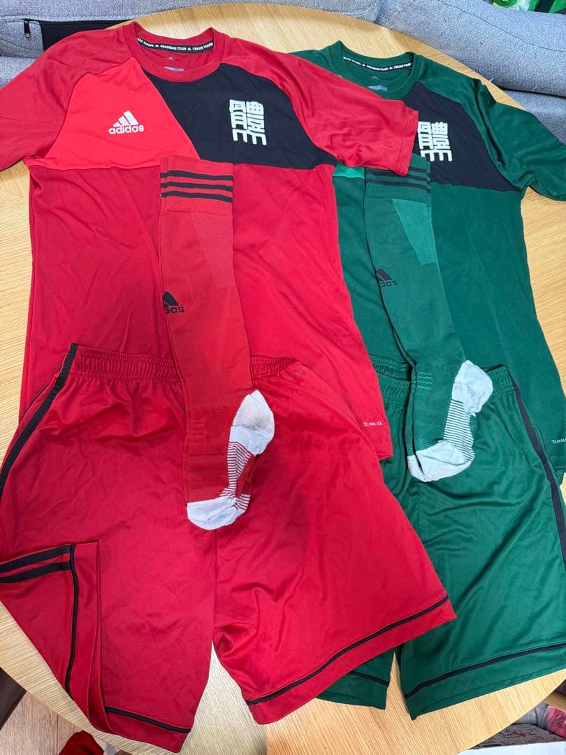 白*）様 日本体育大学サッカー部ユニフォーム3点セット