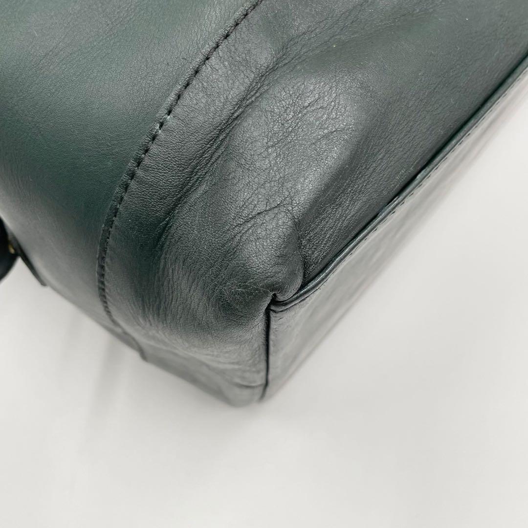 coach vintage オールドコーチ ボストンバッグ レザー グリーン