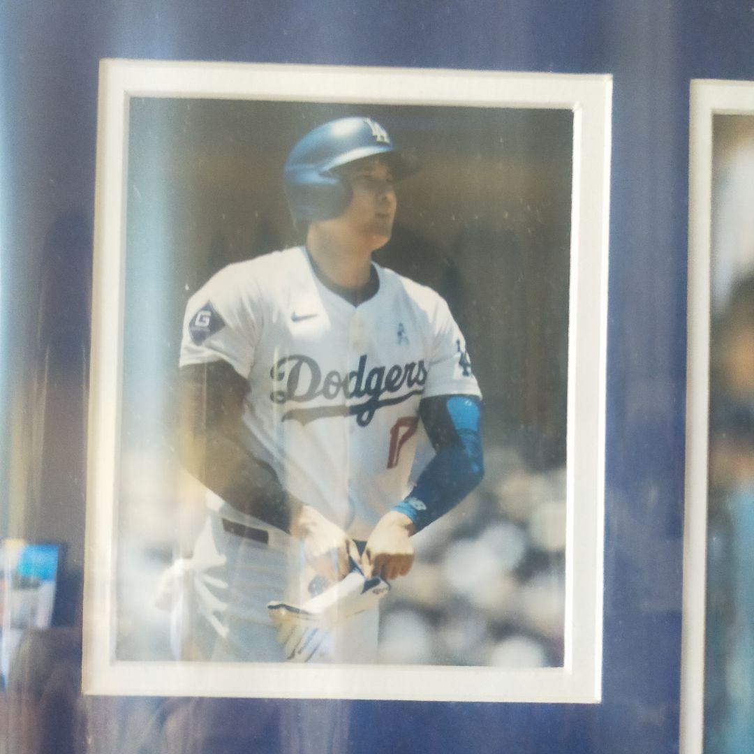 大谷翔平【ドジャース】フォトフレーム＊Fanatics製＊ボール片入＊MLB公式