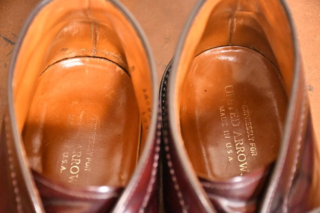 靴 ALDEN #1339 cordovan 8B/D 26cm