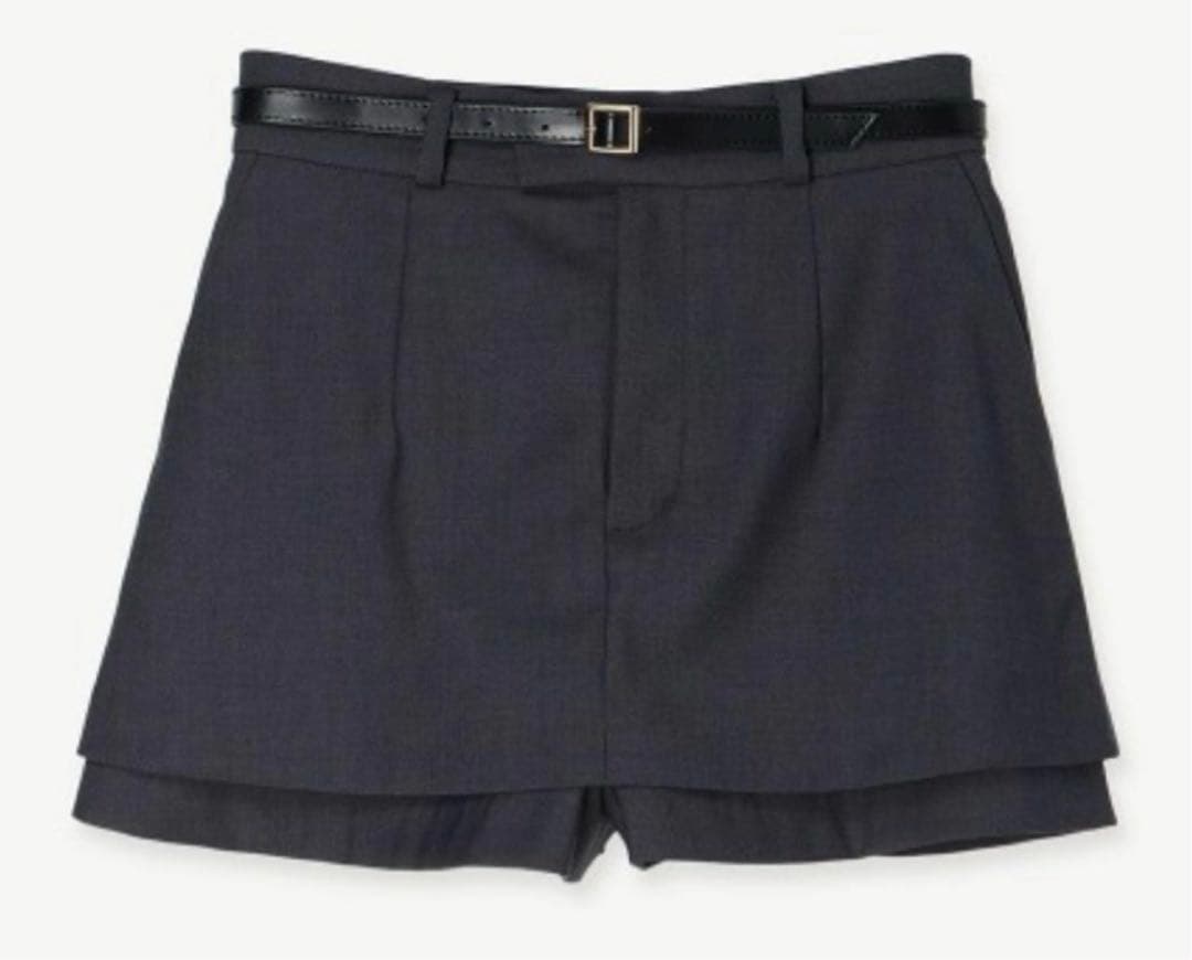 eimy istore ベルトセットスカショーパン GRY Mサイズ 新品未使用