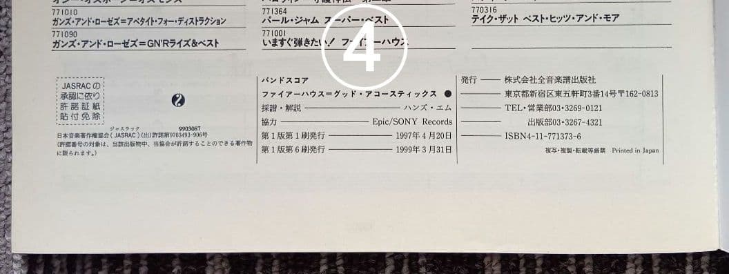 ファイアーハウス 楽譜 Firehouse スコア まとめ売り