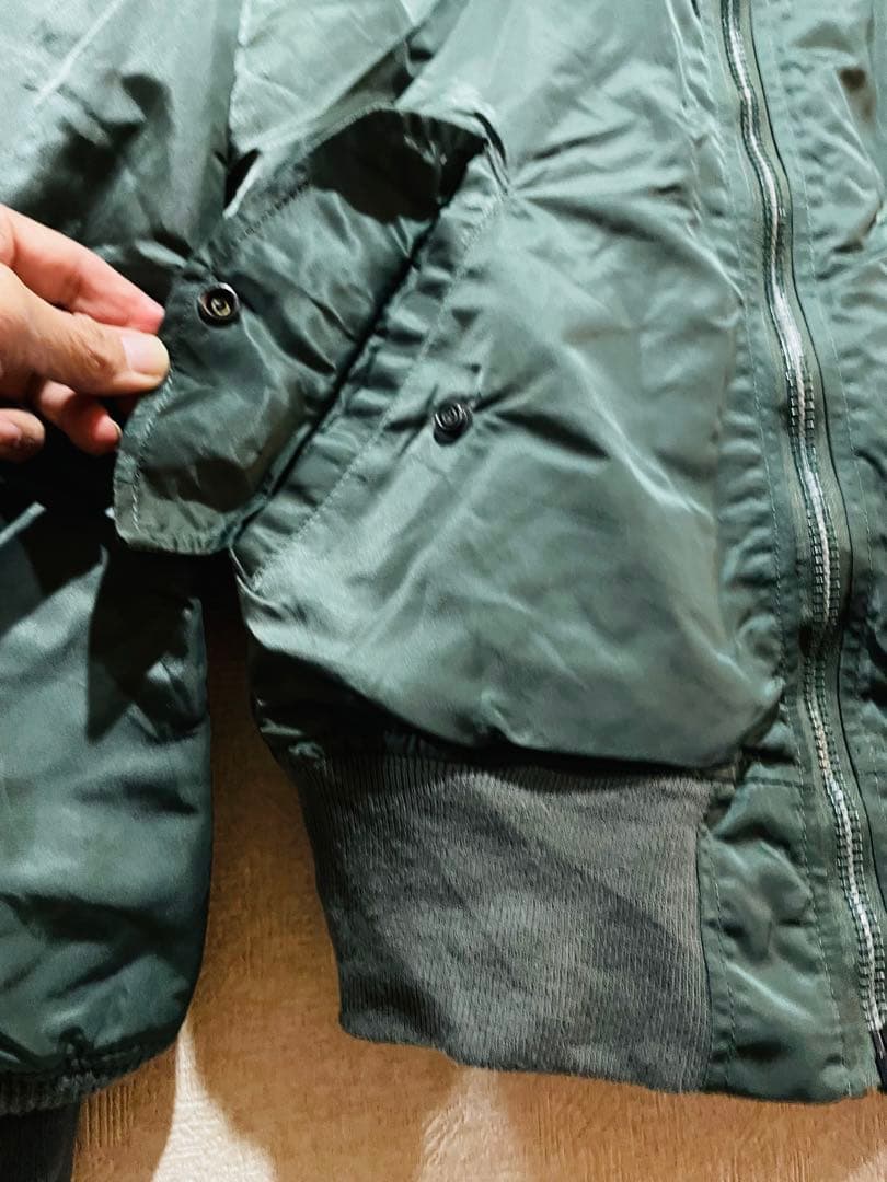 アルファ ma-1 ミリタリーJKT ヴィンテージ made im USA S