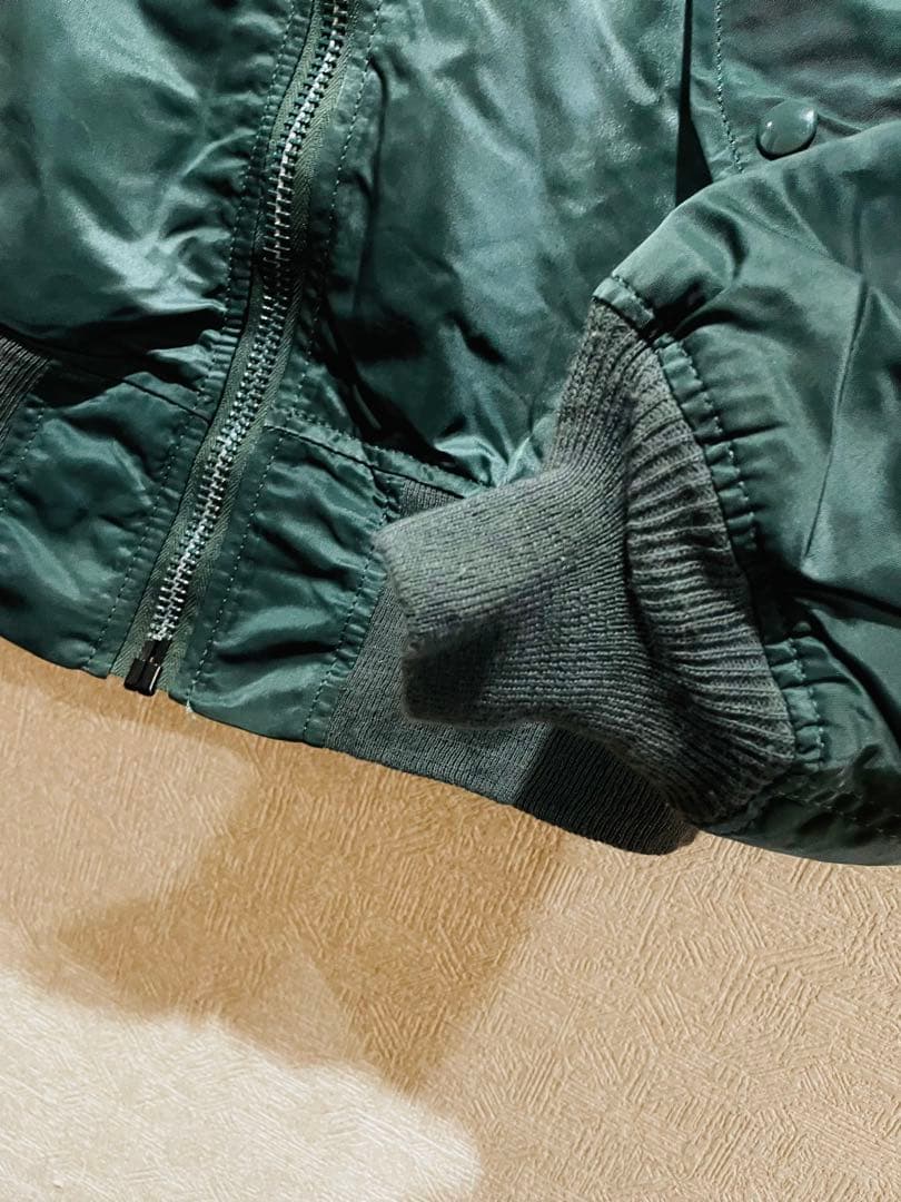 アルファ ma-1 ミリタリーJKT ヴィンテージ made im USA S