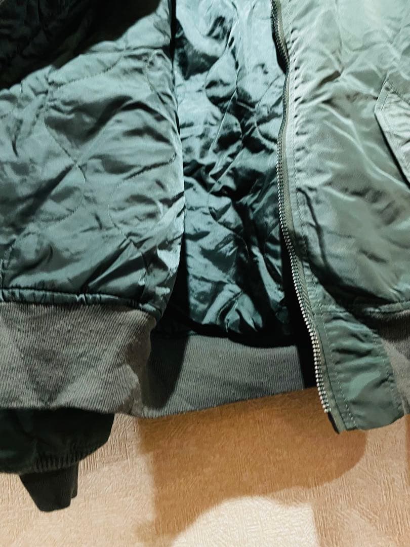 アルファ ma-1 ミリタリーJKT ヴィンテージ made im USA S