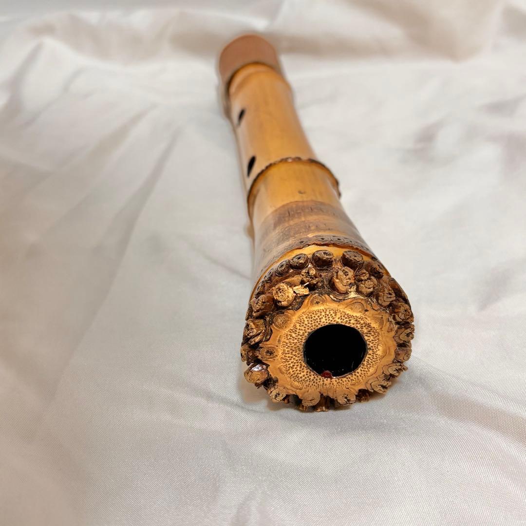 【名工】尺八 錦州 銘 一尺六寸管（約50cm）高級和楽器 美品