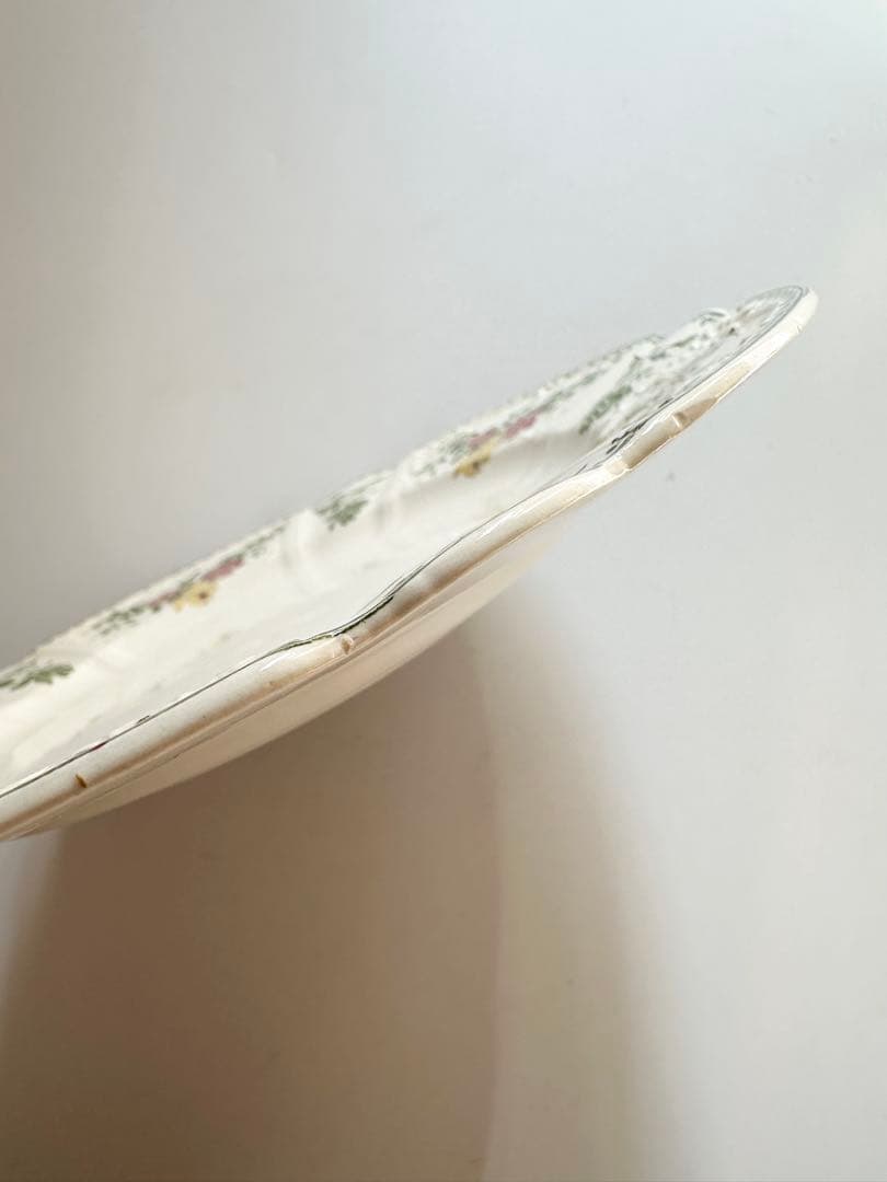 サルグミンヌ　フランス　アンティーク　プレート　皿　平皿　ブロカント