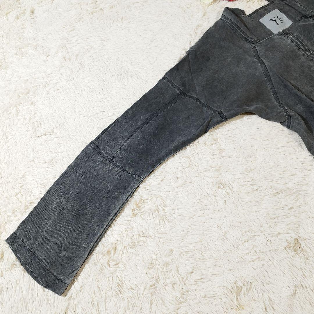 Yohji Yamamoto フェイクデニム 変形 薄ジャケット ライトアウター