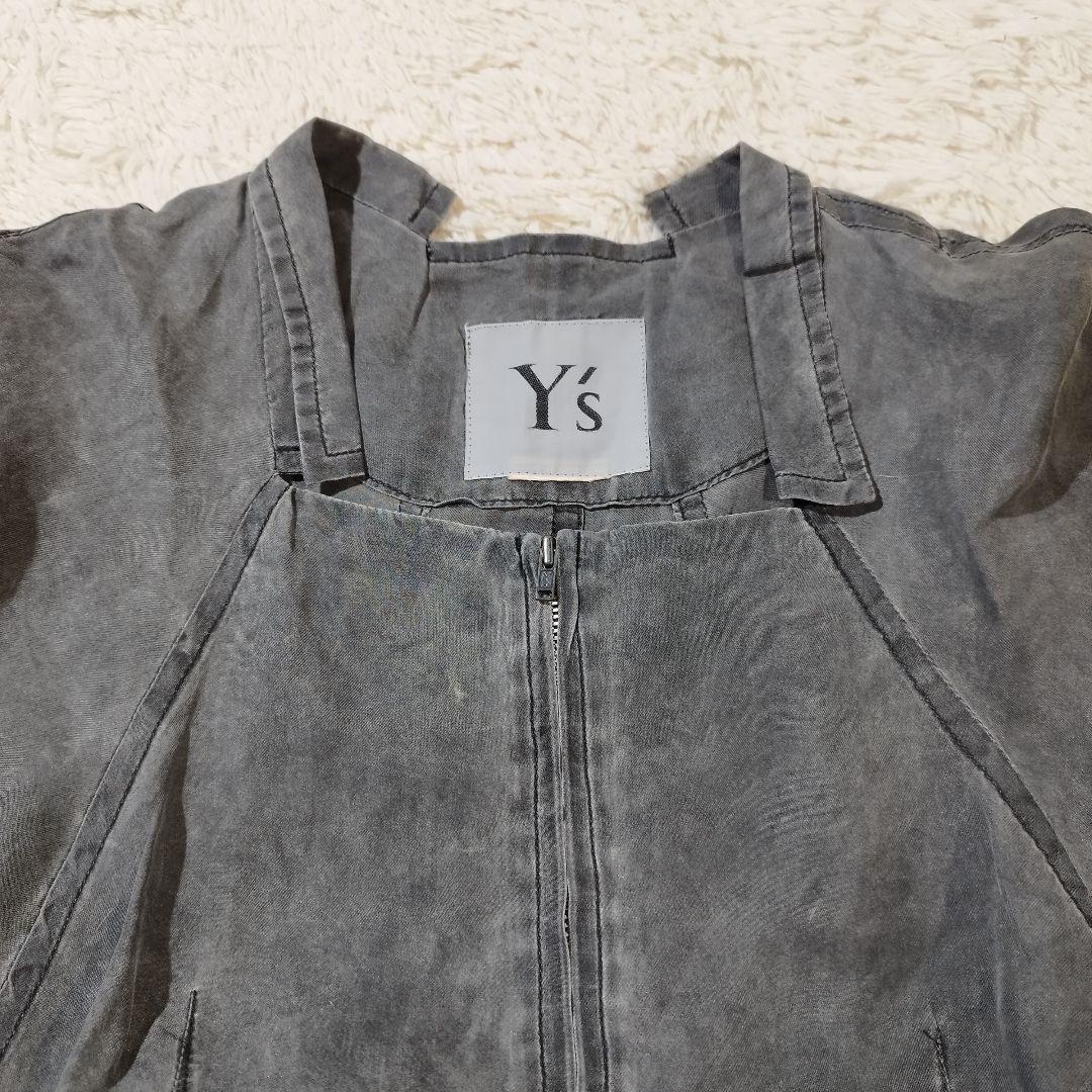 Yohji Yamamoto フェイクデニム 変形 薄ジャケット ライトアウター