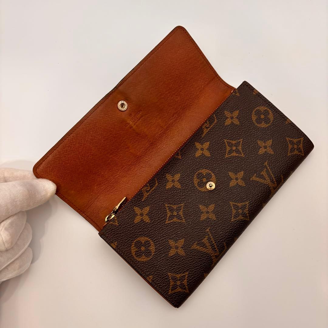 【鑑定済み】ルイヴィトン✨モノグラム ✨ポルトフォイユサラ 二つ折り財布