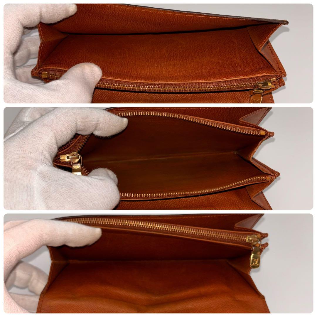 【鑑定済み】ルイヴィトン✨モノグラム ✨ポルトフォイユサラ 二つ折り財布