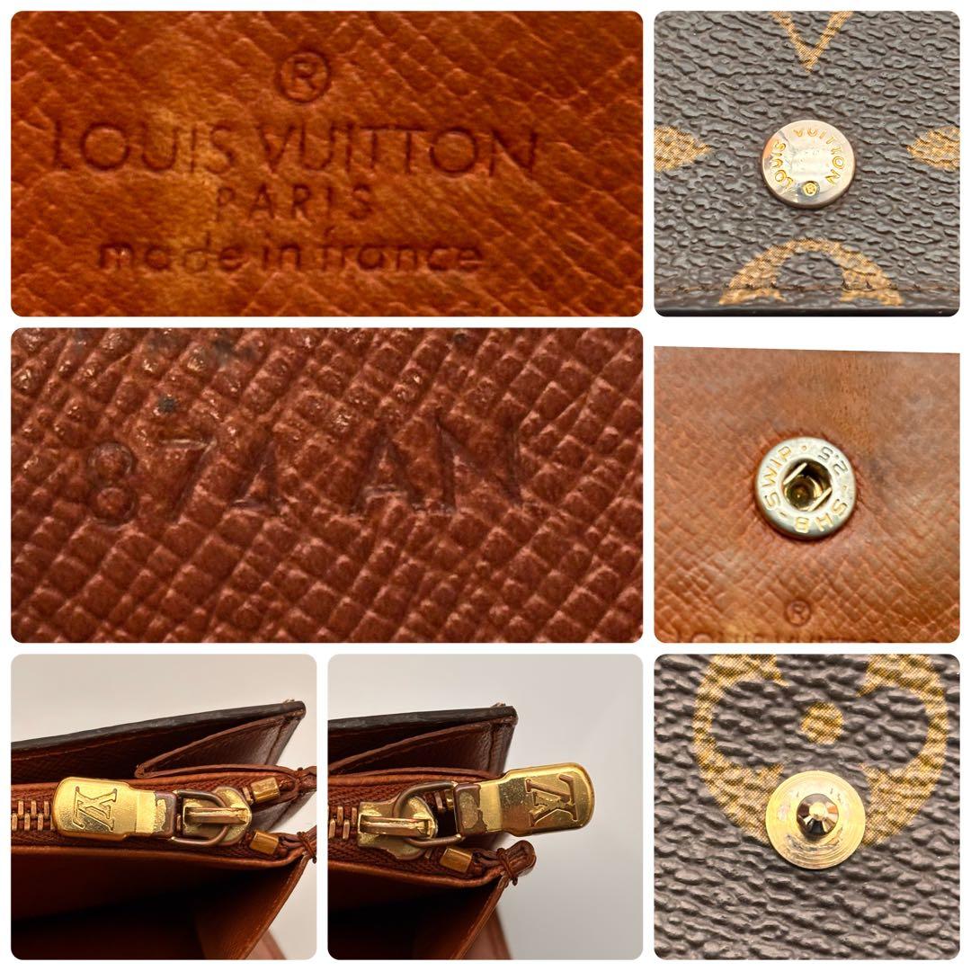 【鑑定済み】ルイヴィトン✨モノグラム ✨ポルトフォイユサラ 二つ折り財布