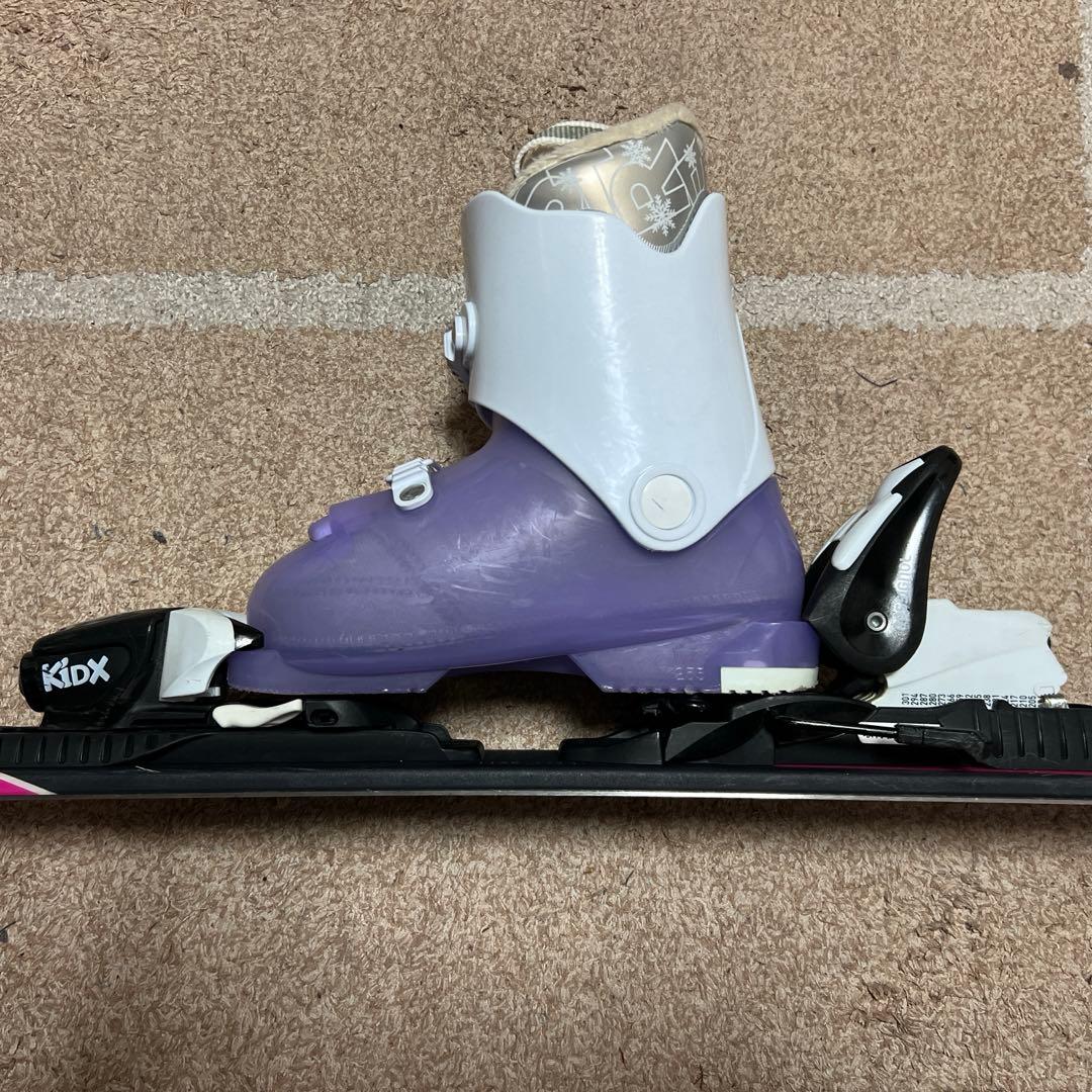 【即滑走OK】ジュニア スキー 3点 セット 110cm ブーツ19cm 子供用