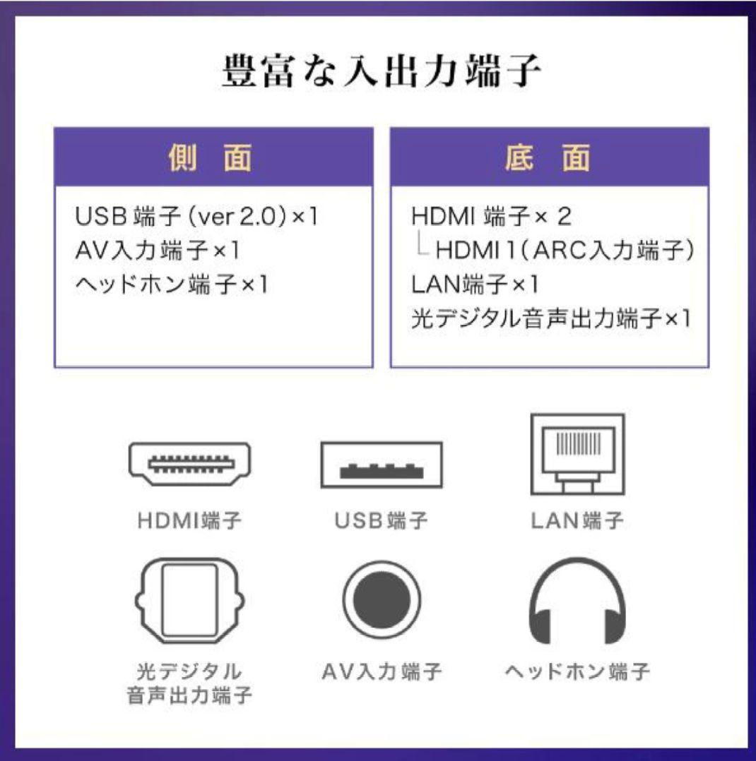 チューナーレス/スマートテレビ 24型 androidTV CHiQ