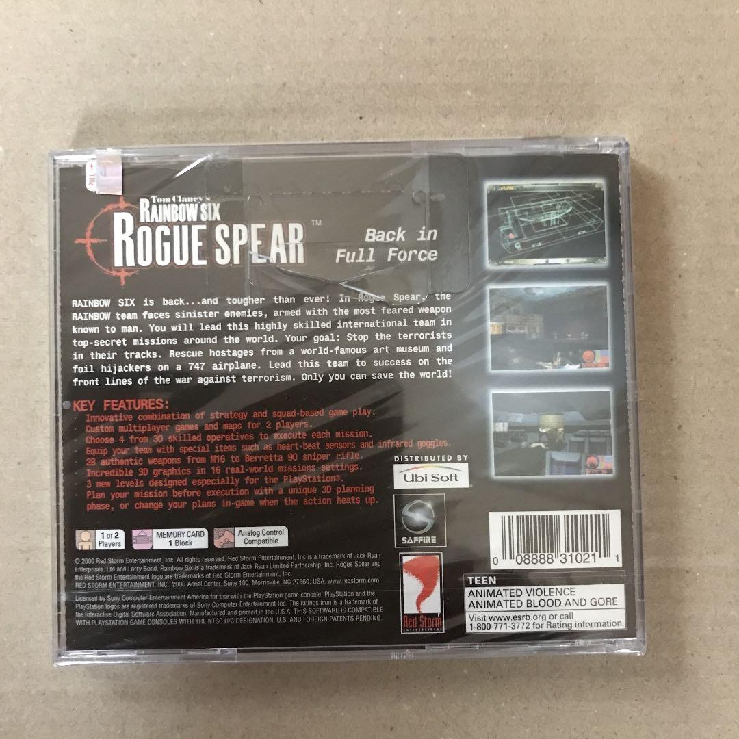 RAINBOW SIX ROGUE SPEAR 北米版　PlayStation