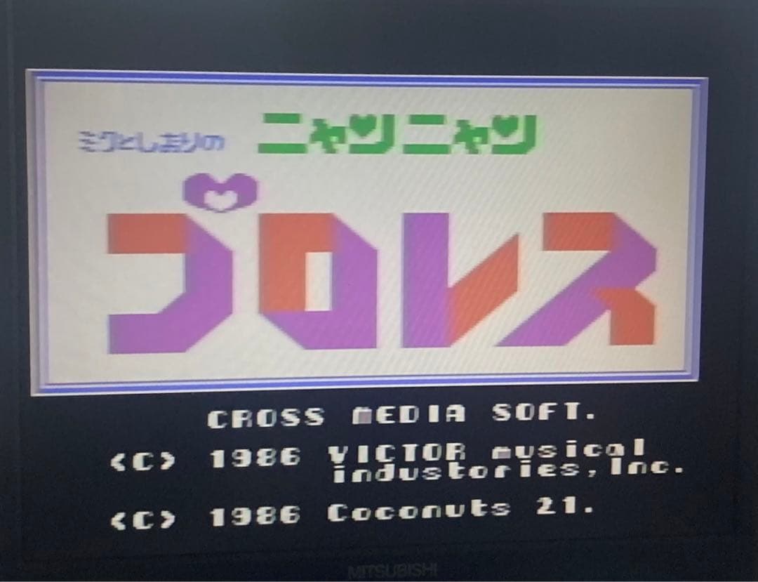 MSX ミクとしおりのニャンニャンプロレス