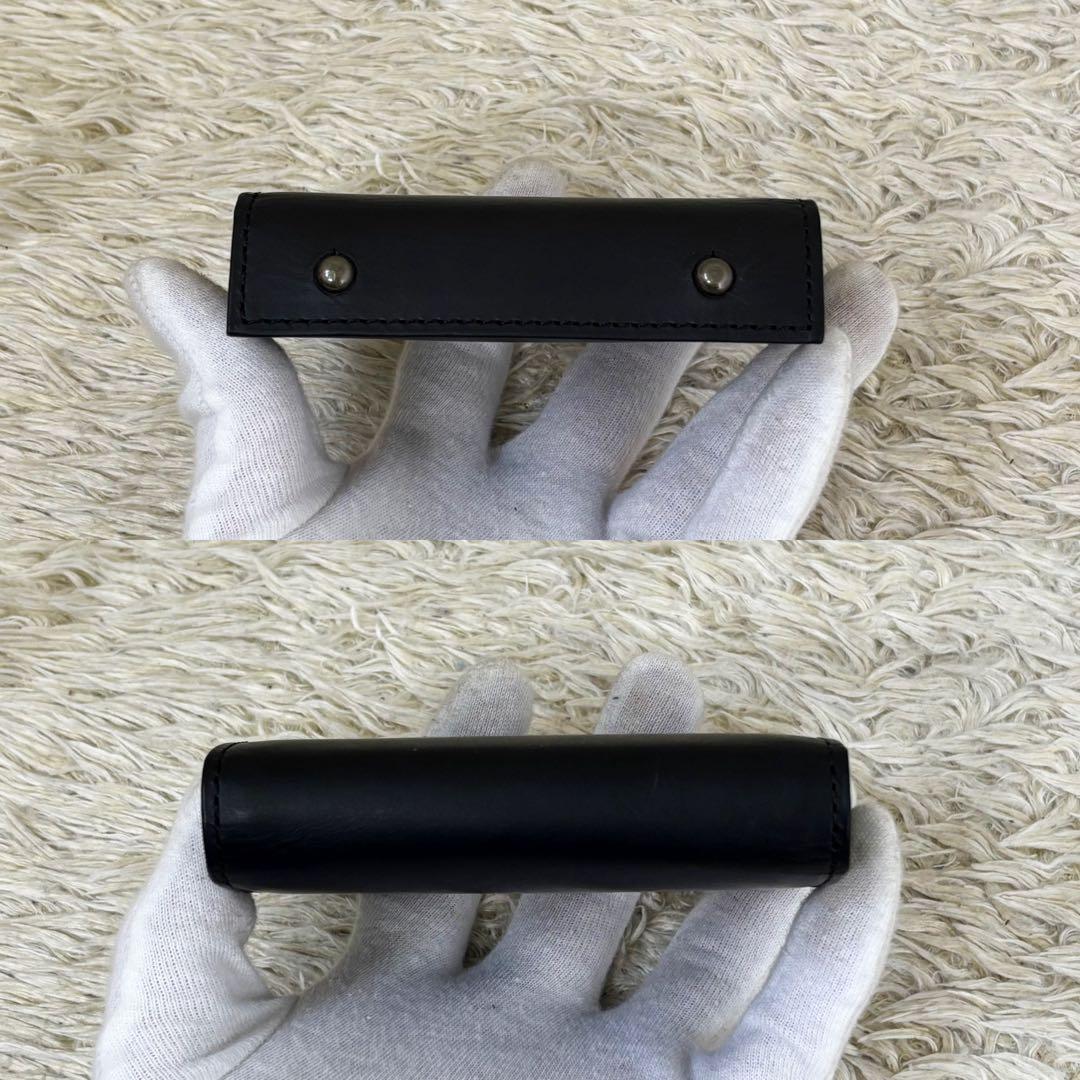 【極美品】エムピウ ミッレフォッリエ 折り財布 ブラック 黒 MF2p25
