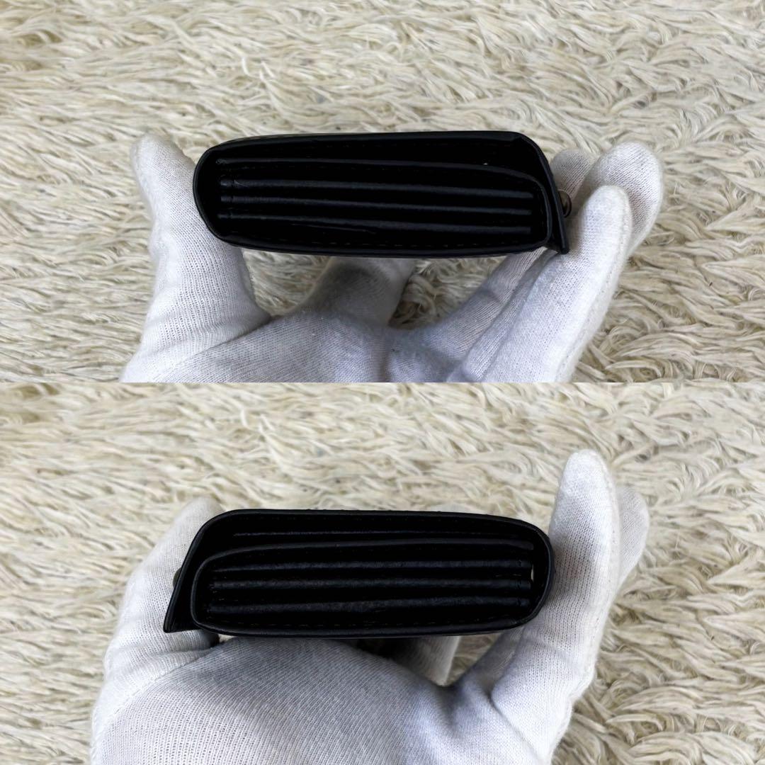 【極美品】エムピウ ミッレフォッリエ 折り財布 ブラック 黒 MF2p25