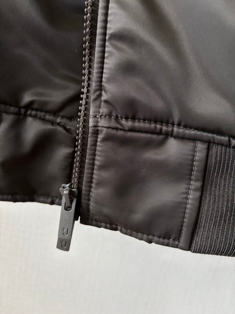 ジルサンダー+j ハイブリッドダウンオーバーサイズMA-1 /カーキ/サイズM