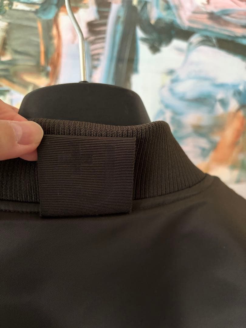 ジルサンダー+j ハイブリッドダウンオーバーサイズMA-1 /カーキ/サイズM