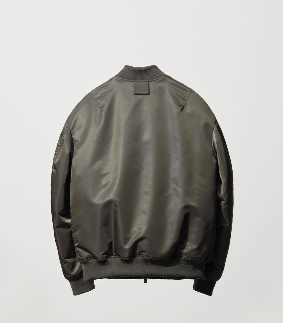 ジルサンダー+j ハイブリッドダウンオーバーサイズMA-1 /カーキ/サイズM