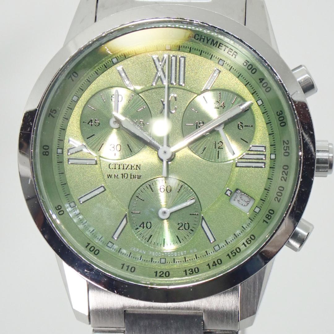 稼働品★ シチズン XC Duratect クロノグラフ レディース腕時計