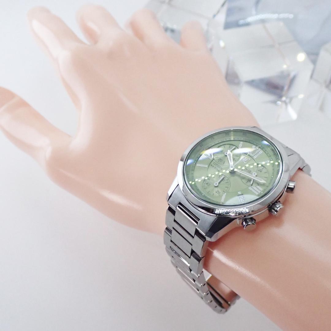 稼働品★ シチズン XC Duratect クロノグラフ レディース腕時計