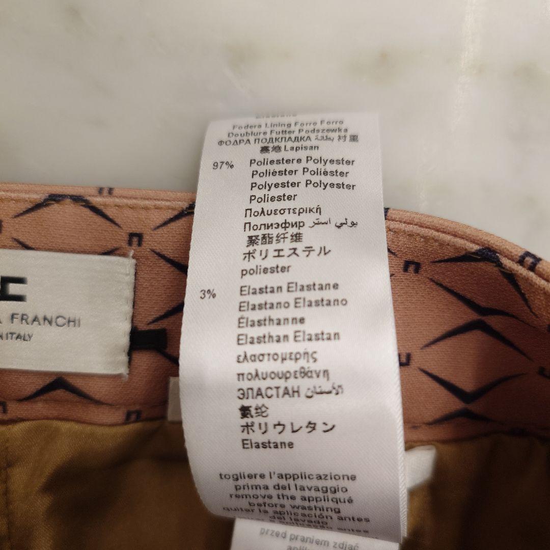 エリザベッタフランキ　2025年 ロゴチェーン　ミニスカート　38 超美品