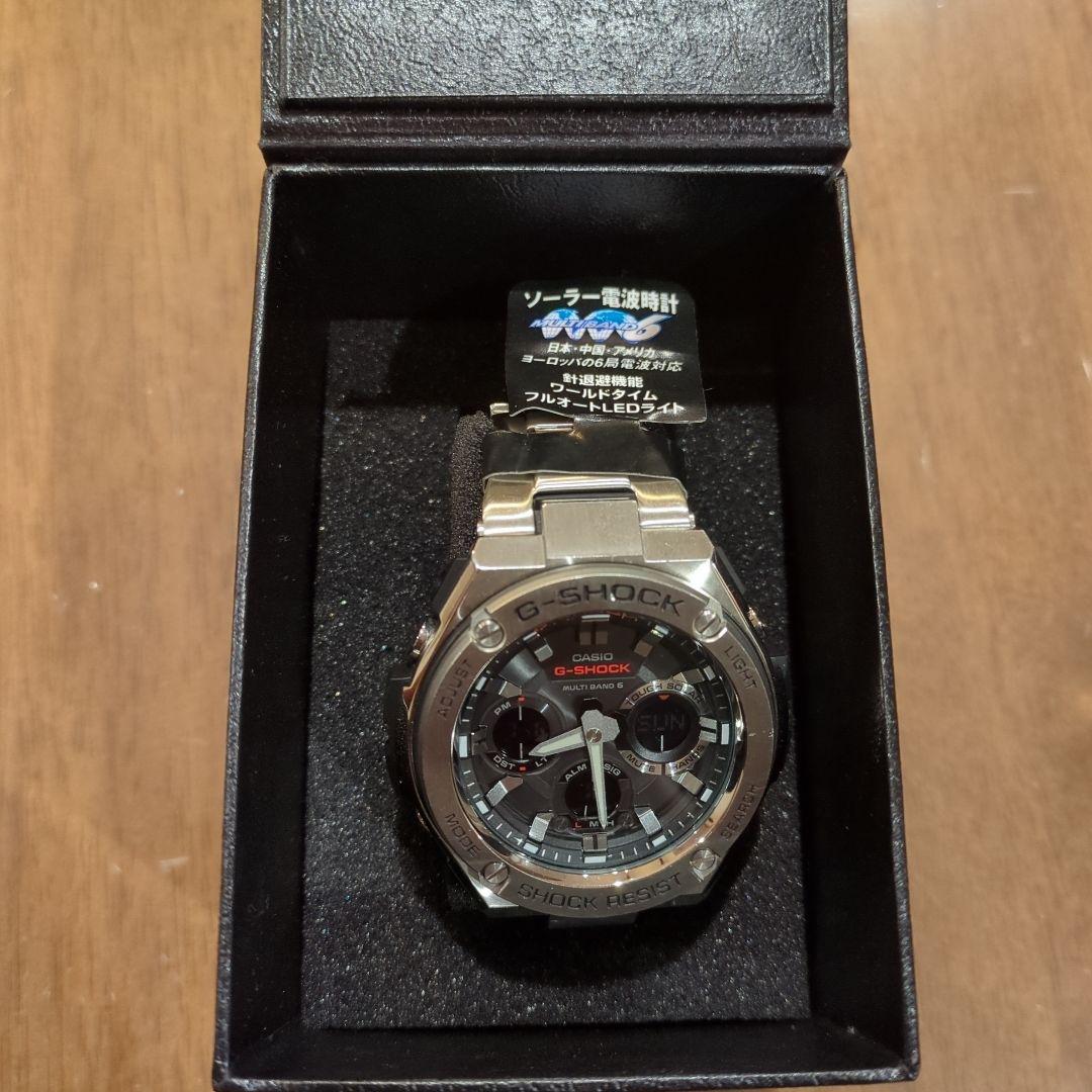 【美品】G-SHOCK GST-W110D 電波ソーラー G-STEEL