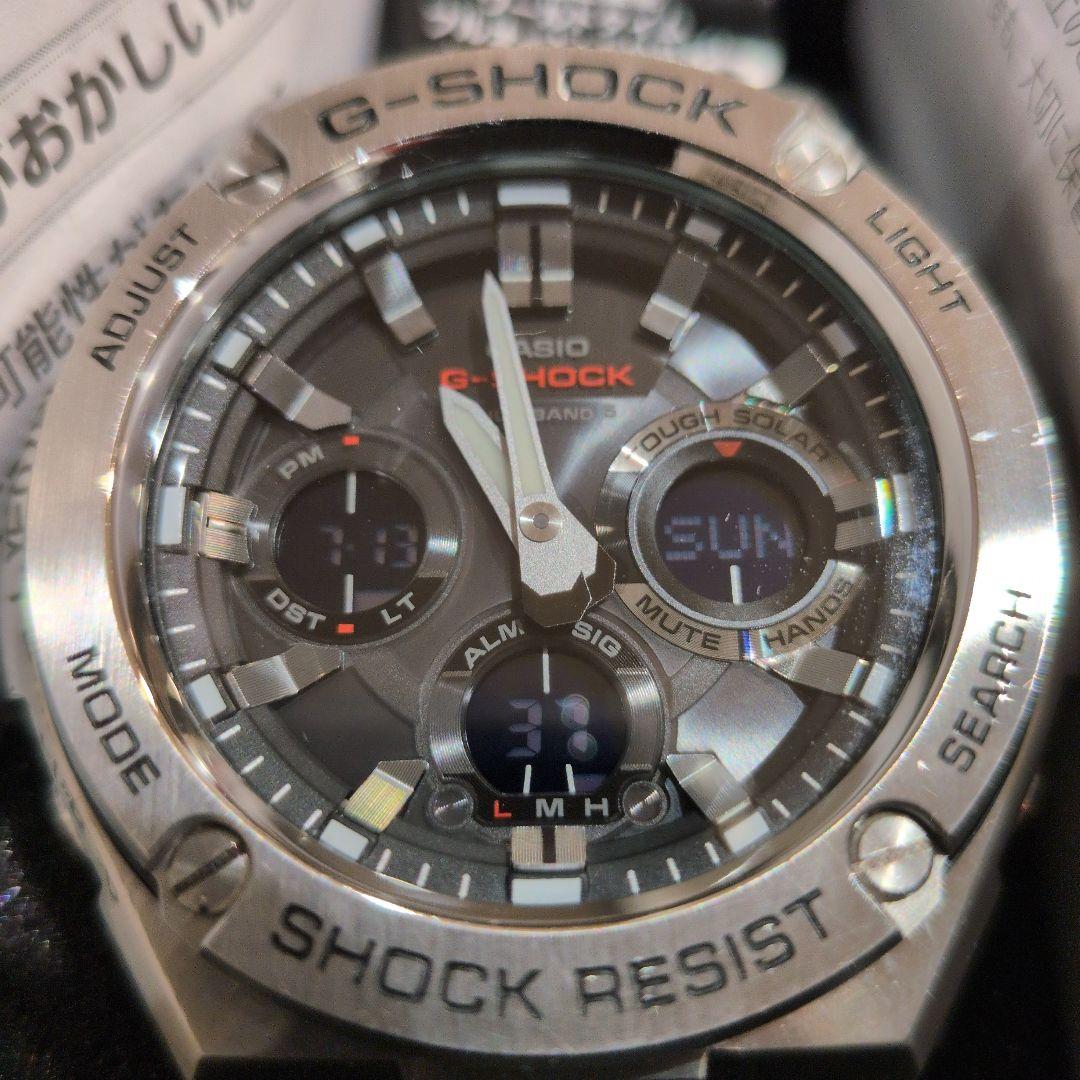 【美品】G-SHOCK GST-W110D 電波ソーラー G-STEEL