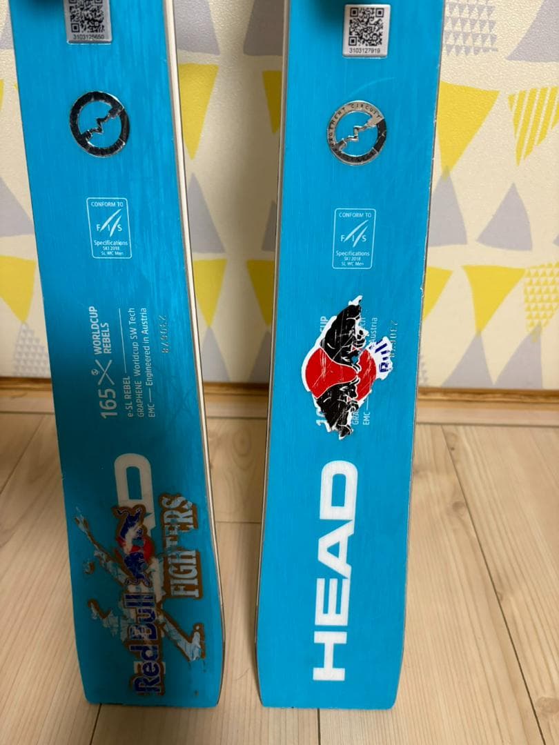 HEAD ヘッドWORLD CUP REBELS E-SL RD FIS 165