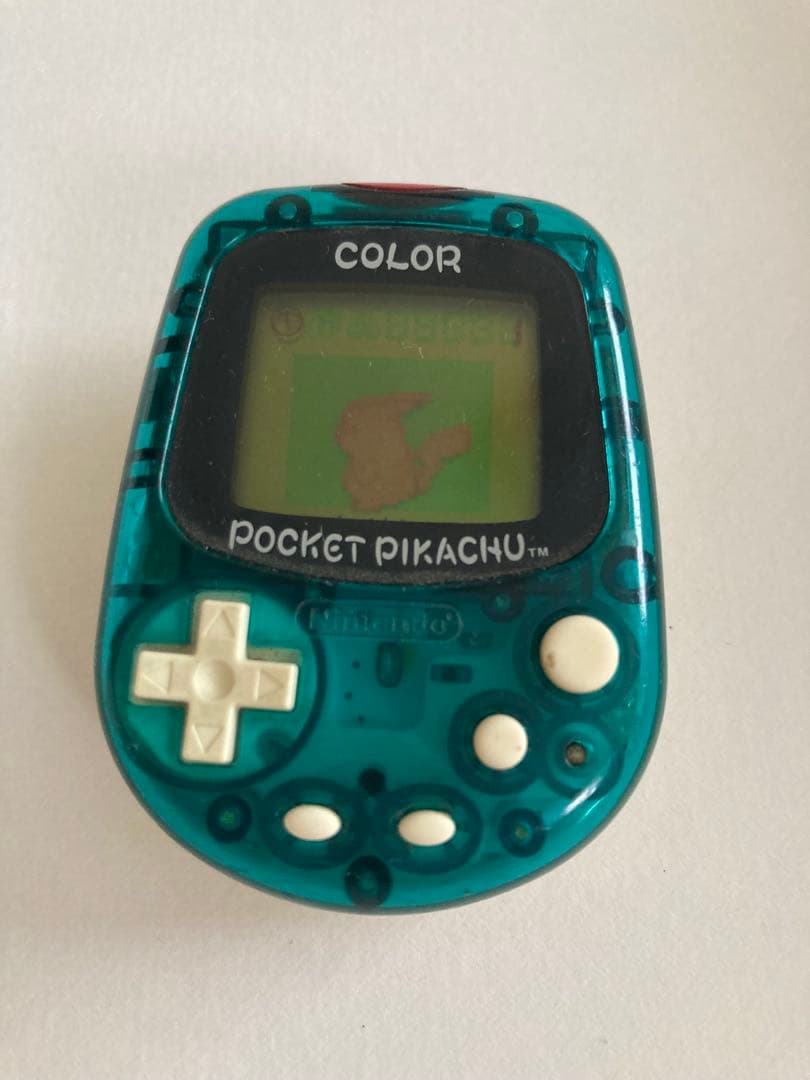 カラー ポケットピカチュウ 万歩計 クリアブルー×ホワイト