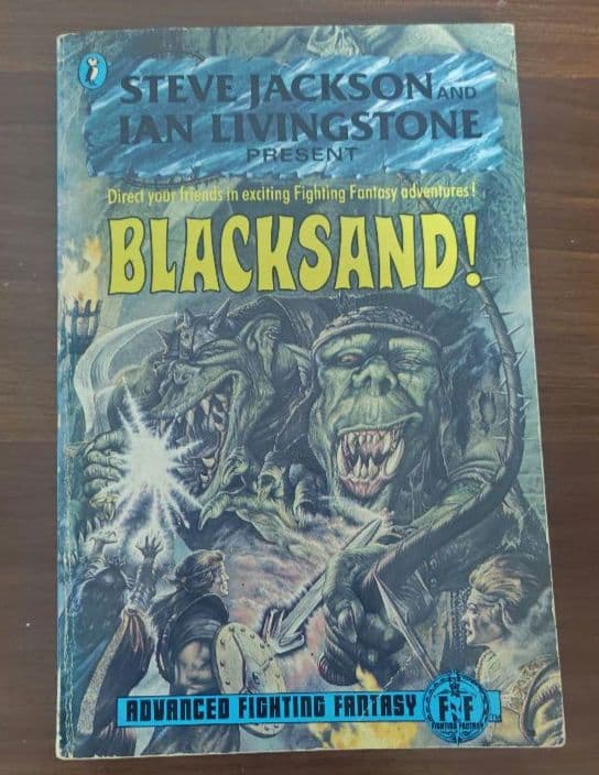 洋書 Blacksand! Advanced Fighting Fantasy