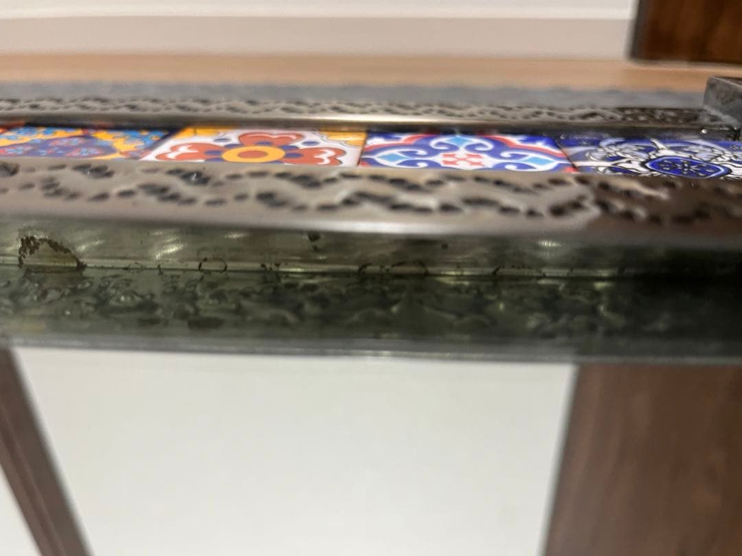 メキシコ　ブリキタイルミラー