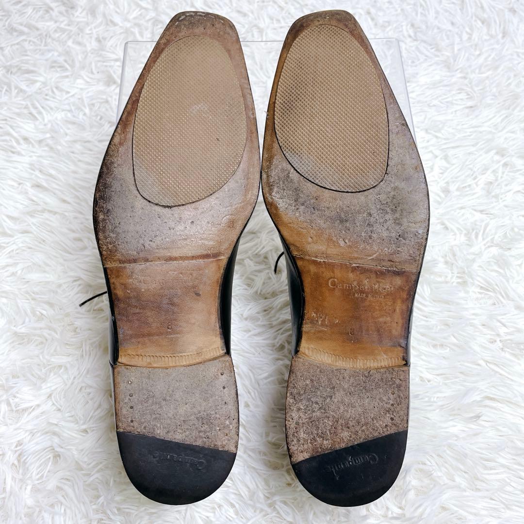美品✨ Campanile カンパニーレ ストレートチップ 内羽根 8 ブラック