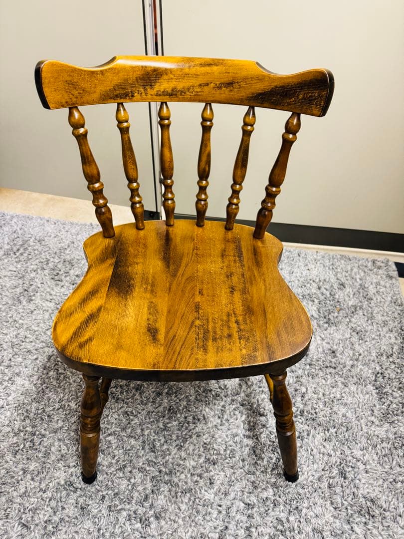 柏木工　ウィンザー　スピンドル　木製　ダイニングチェア　ビンテージ 椅子　軽量